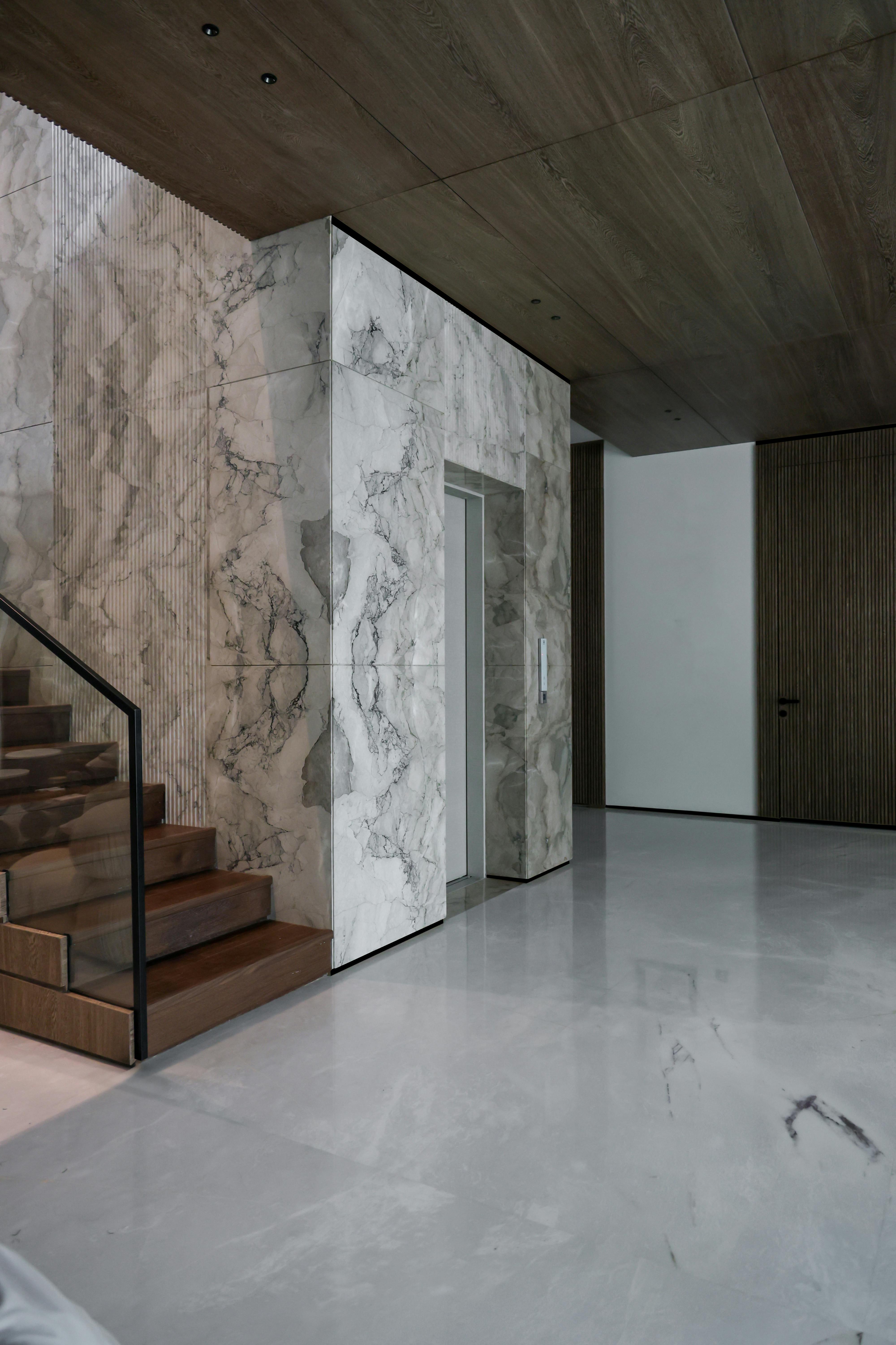 Marble foyer interior