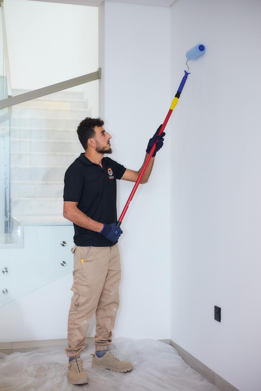 Painter at work